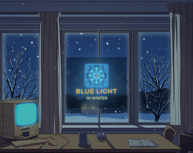 Blue Light in Winter